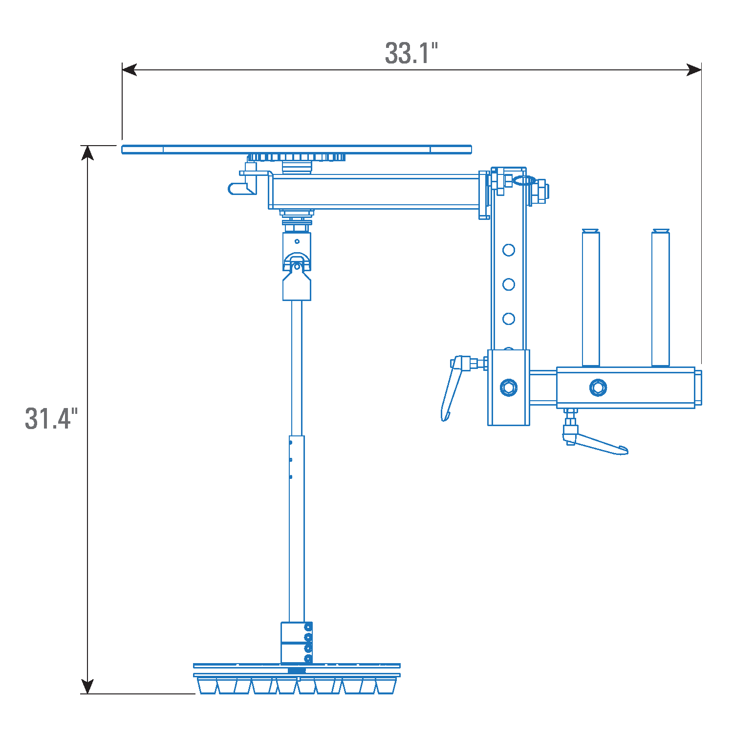 Plataformas Giratorias para Rhino Cart